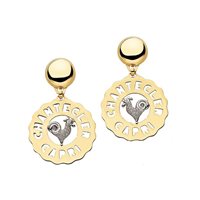 Mono orecchino Chantecler Donna Logo in Oro giallo Diamante 23188 - 23188